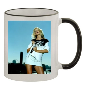 Sarah Harding 11oz Colored Rim & Handle Mug