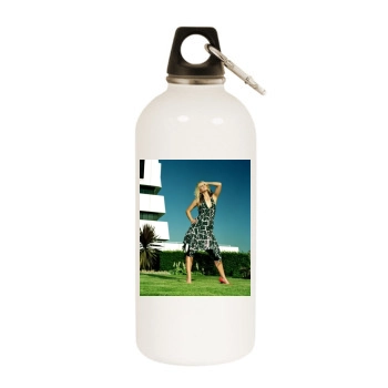 Sarah Harding White Water Bottle With Carabiner