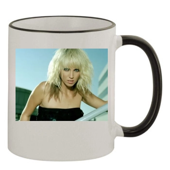 Sarah Harding 11oz Colored Rim & Handle Mug