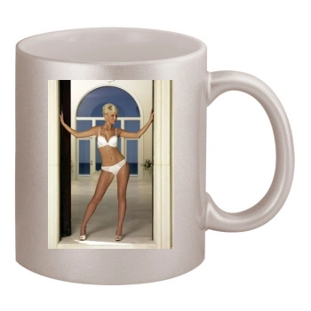 Sarah Harding 11oz Metallic Silver Mug