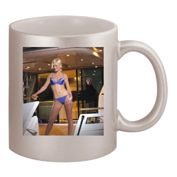 Sarah Harding 11oz Metallic Silver Mug