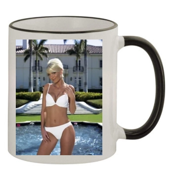 Sarah Harding 11oz Colored Rim & Handle Mug