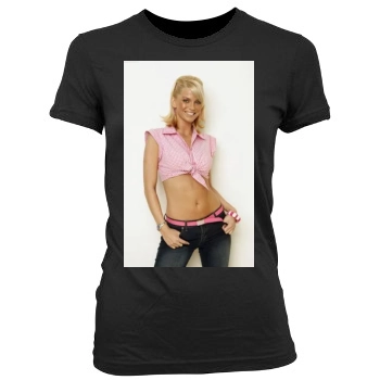 Sarah Harding Women's Junior Cut Crewneck T-Shirt