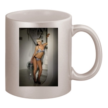 Sarah Harding 11oz Metallic Silver Mug