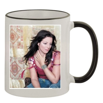 Sarah McLachlan 11oz Colored Rim & Handle Mug