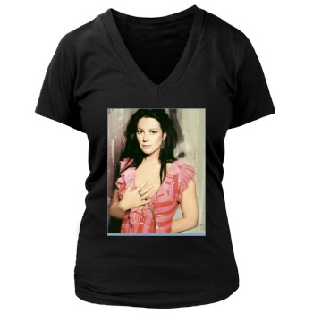 Sarah McLachlan Women's Deep V-Neck TShirt