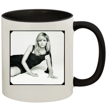 Sarah Michelle Gellar 11oz Colored Inner & Handle Mug