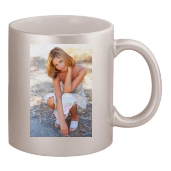 Sarah Michelle Gellar 11oz Metallic Silver Mug