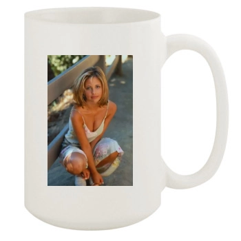 Sarah Michelle Gellar 15oz White Mug