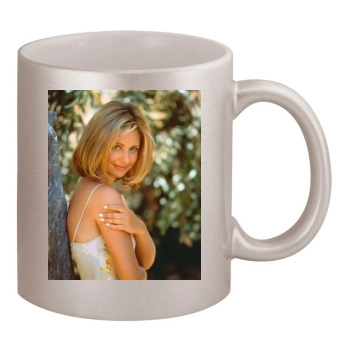 Sarah Michelle Gellar 11oz Metallic Silver Mug