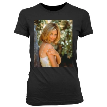 Sarah Michelle Gellar Women's Junior Cut Crewneck T-Shirt