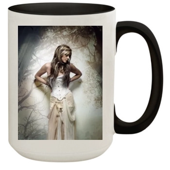 Sarah Brightman 15oz Colored Inner & Handle Mug