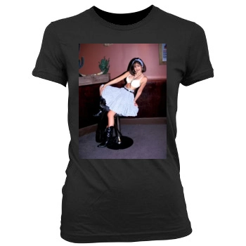 Sarah Michelle Gellar Women's Junior Cut Crewneck T-Shirt