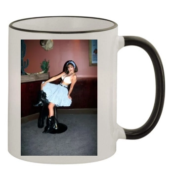 Sarah Michelle Gellar 11oz Colored Rim & Handle Mug