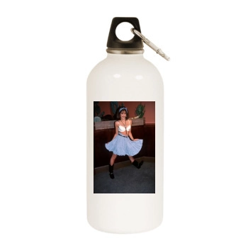 Sarah Michelle Gellar White Water Bottle With Carabiner