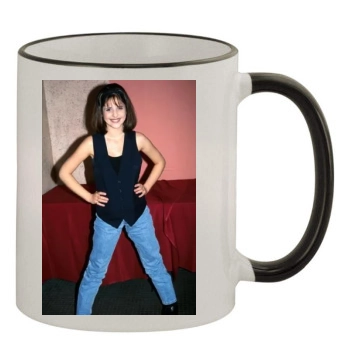 Sarah Michelle Gellar 11oz Colored Rim & Handle Mug