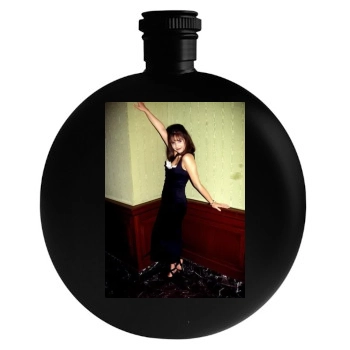 Sarah Michelle Gellar Round Flask