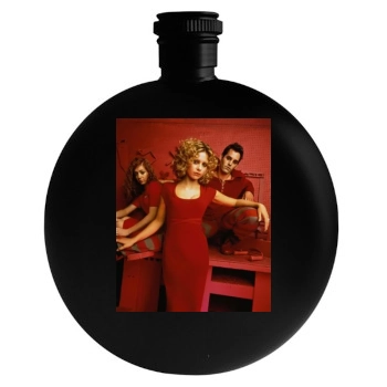 Sarah Michelle Gellar Round Flask