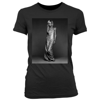 Sarah Michelle Gellar Women's Junior Cut Crewneck T-Shirt