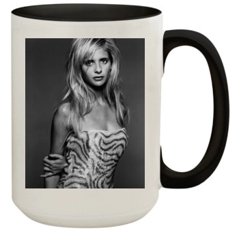 Sarah Michelle Gellar 15oz Colored Inner & Handle Mug