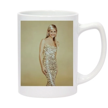 Sarah Michelle Gellar 14oz White Statesman Mug