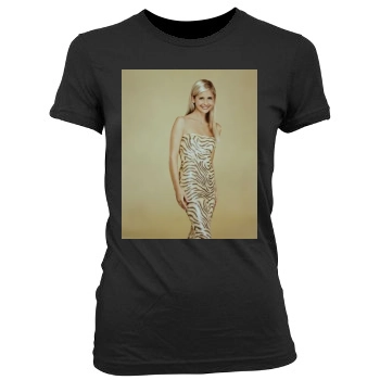 Sarah Michelle Gellar Women's Junior Cut Crewneck T-Shirt