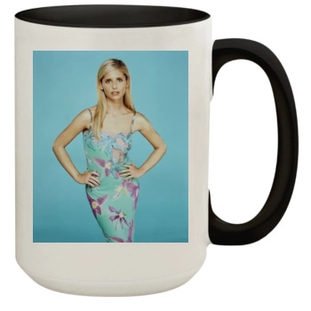 Sarah Michelle Gellar 15oz Colored Inner & Handle Mug