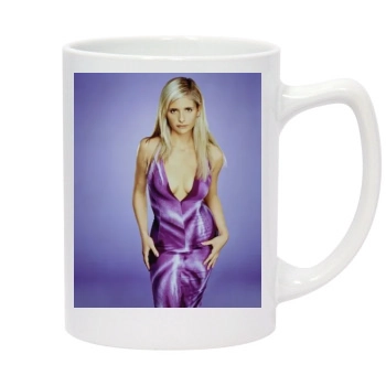 Sarah Michelle Gellar 14oz White Statesman Mug