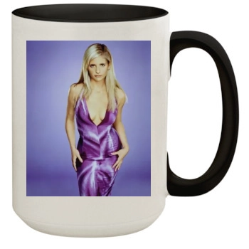 Sarah Michelle Gellar 15oz Colored Inner & Handle Mug