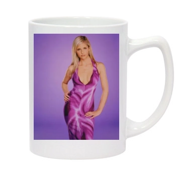 Sarah Michelle Gellar 14oz White Statesman Mug