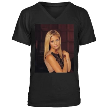 Sarah Michelle Gellar Men's V-Neck T-Shirt