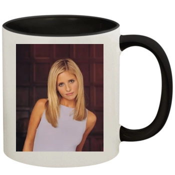 Sarah Michelle Gellar 11oz Colored Inner & Handle Mug