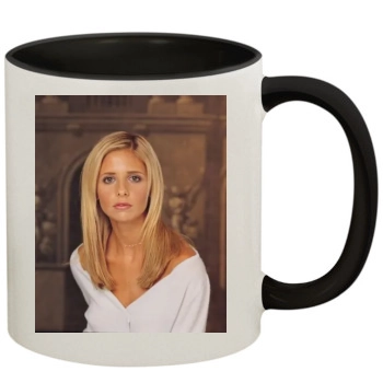 Sarah Michelle Gellar 11oz Colored Inner & Handle Mug