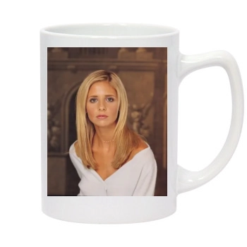 Sarah Michelle Gellar 14oz White Statesman Mug