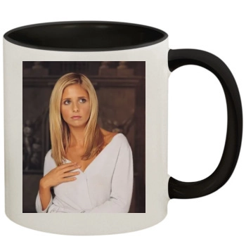 Sarah Michelle Gellar 11oz Colored Inner & Handle Mug