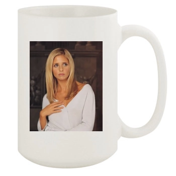 Sarah Michelle Gellar 15oz White Mug