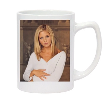 Sarah Michelle Gellar 14oz White Statesman Mug