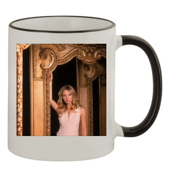 Sarah Michelle Gellar 11oz Colored Rim & Handle Mug