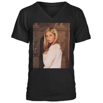 Sarah Michelle Gellar Men's V-Neck T-Shirt