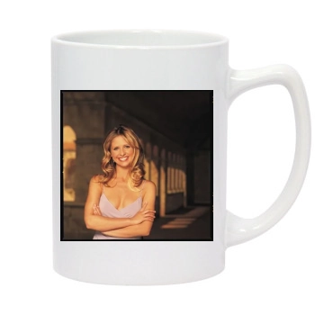 Sarah Michelle Gellar 14oz White Statesman Mug