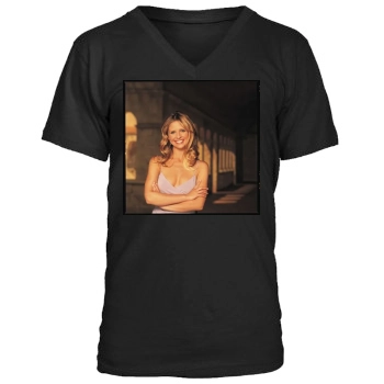 Sarah Michelle Gellar Men's V-Neck T-Shirt