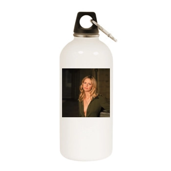 Sarah Michelle Gellar White Water Bottle With Carabiner