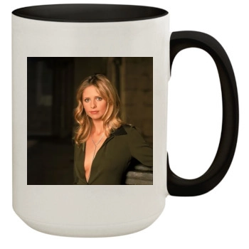 Sarah Michelle Gellar 15oz Colored Inner & Handle Mug