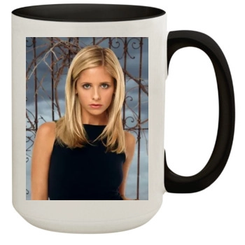 Sarah Michelle Gellar 15oz Colored Inner & Handle Mug