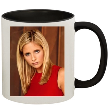 Sarah Michelle Gellar 11oz Colored Inner & Handle Mug