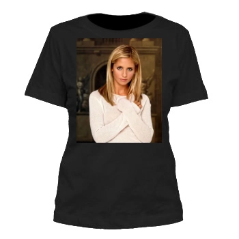 Sarah Michelle Gellar Women's Cut T-Shirt