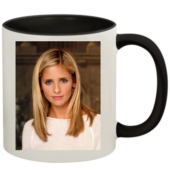 Sarah Michelle Gellar 11oz Colored Inner & Handle Mug