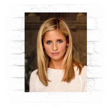 Sarah Michelle Gellar Metal Wall Art