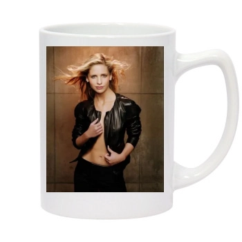 Sarah Michelle Gellar 14oz White Statesman Mug