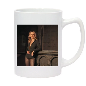 Sarah Michelle Gellar 14oz White Statesman Mug